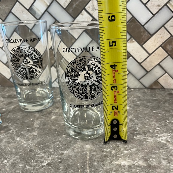 Set of 4 Circleville drink glasses - Picture 3 of 5